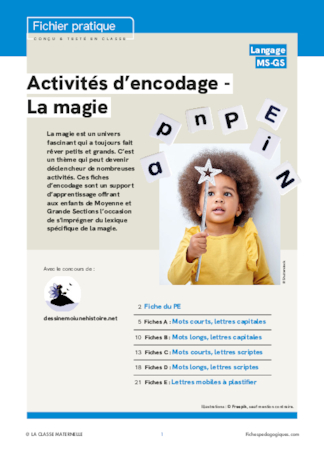 Activités d'encodage - La magie