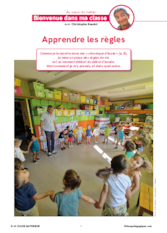 Bienvenue dans ma classe : apprendre les règles