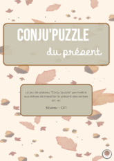 CONJU'PUZZLE du présent : verbes en -er