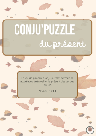 CONJU'PUZZLE du présent : verbes en -er