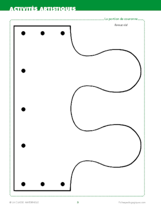 Couronne à lacer et nouer