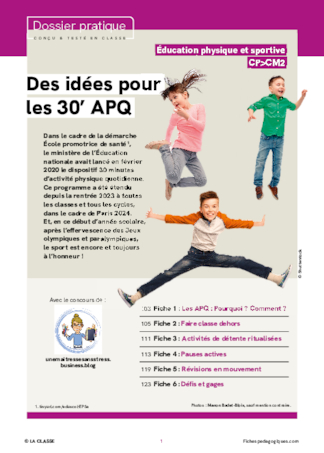 Des idées pour les 30' APQ