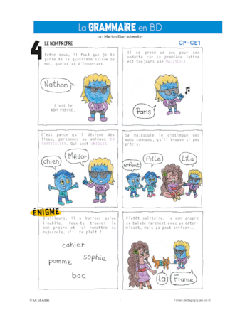 La grammaire en BD (2/6)