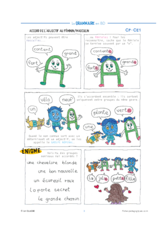 La grammaire en BD (2/6)