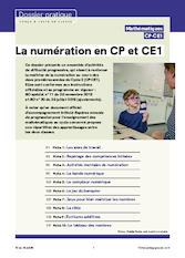 La numération en CP et CE1