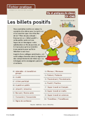 Les billets positifs - Cycles 2&3