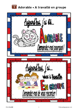 Les billets positifs - Cycles 2&3