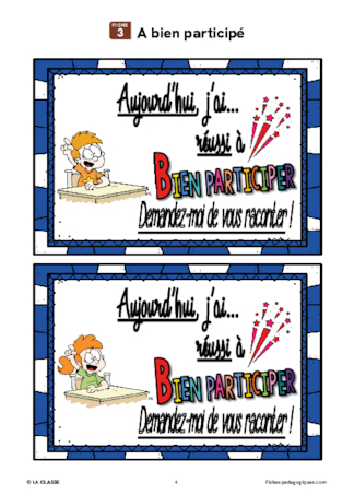 Les billets positifs - Cycles 2&3