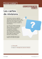 Les cartes de révisions