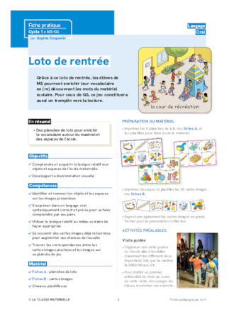 Loto de rentrée