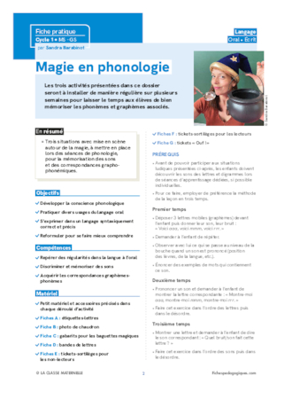 Magie en phonologie