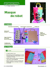 Masque de robot