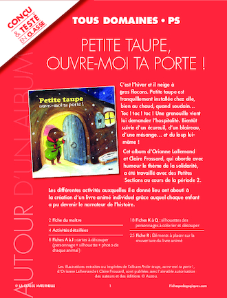 Boutique des Editions La Classe - Petite taupe, ouvre-moi ta porte ! - Album