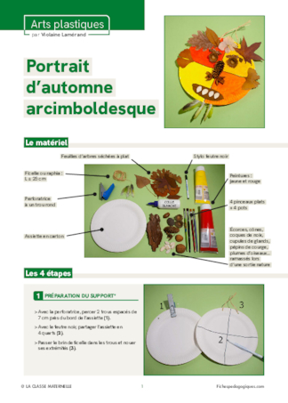 Portrait d'automne arcimboldesque