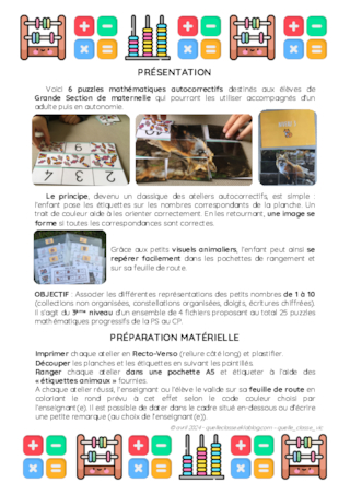 Puzzles mathématiques GS