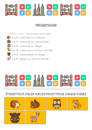 Puzzles mathématiques GS