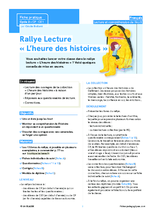 Rallye lecture « L'heure des histoires »