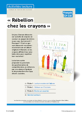 « Rébellion chez les crayons »