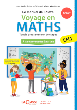 Voyage en maths CM1 aux Etats Unis - Manuel de l'élève (extrait)